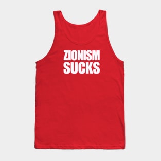 Zionism Sucks - White - Double-sided Tank Top